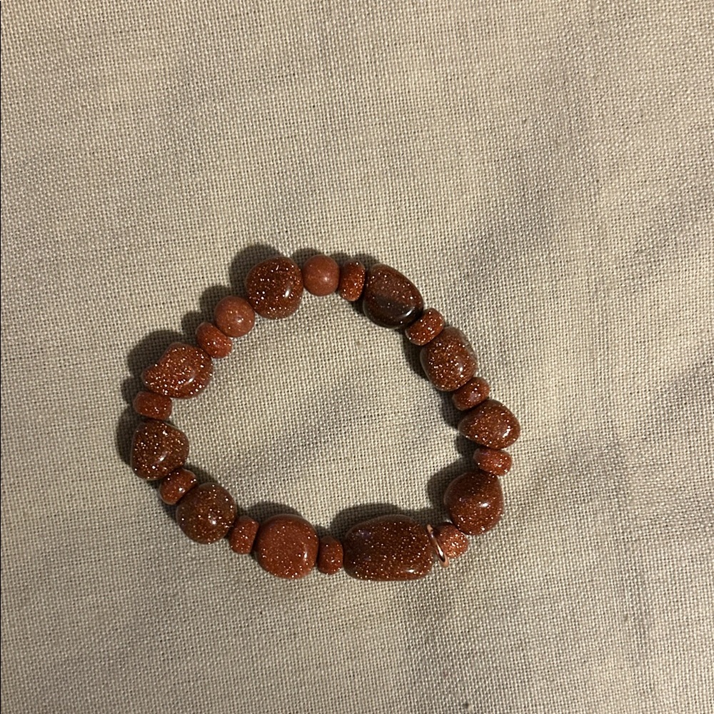Elegant Brown Beaded Bracelet
